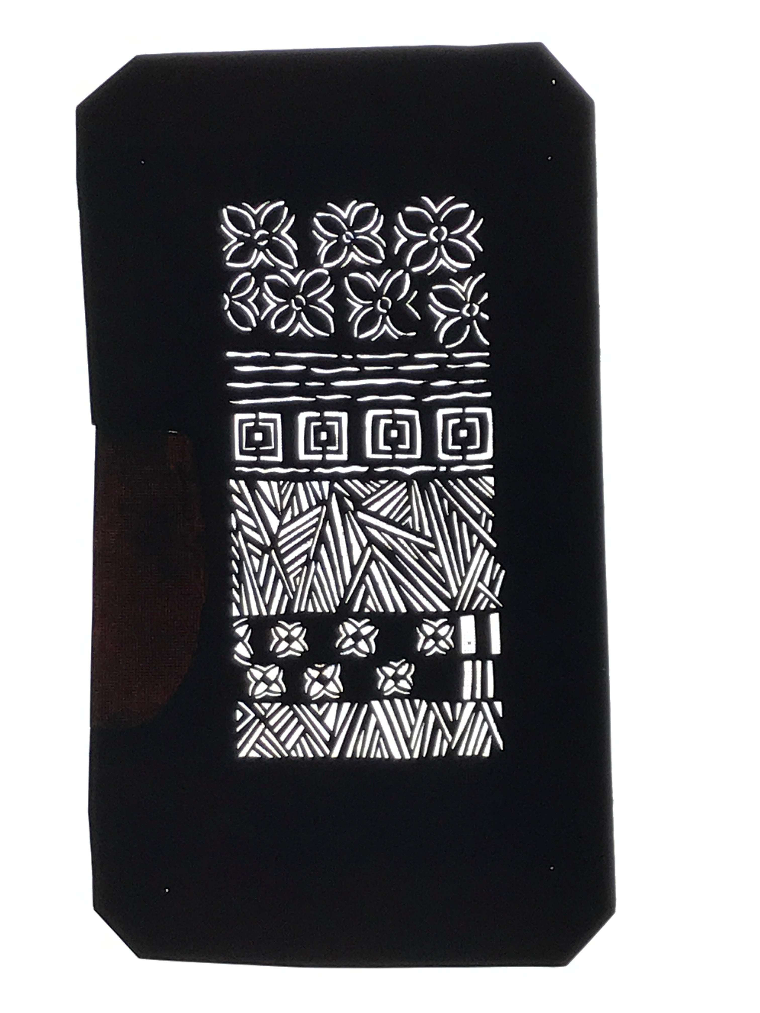 Antique Japanese Katagami Paper Kimono Stencil Katazome Nature Pattern A793