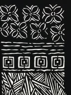 Antique Japanese Katagami Paper Kimono Stencil Katazome Nature Pattern A793