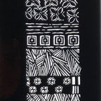 Antique Japanese Katagami Paper Kimono Stencil Katazome Nature Pattern A793