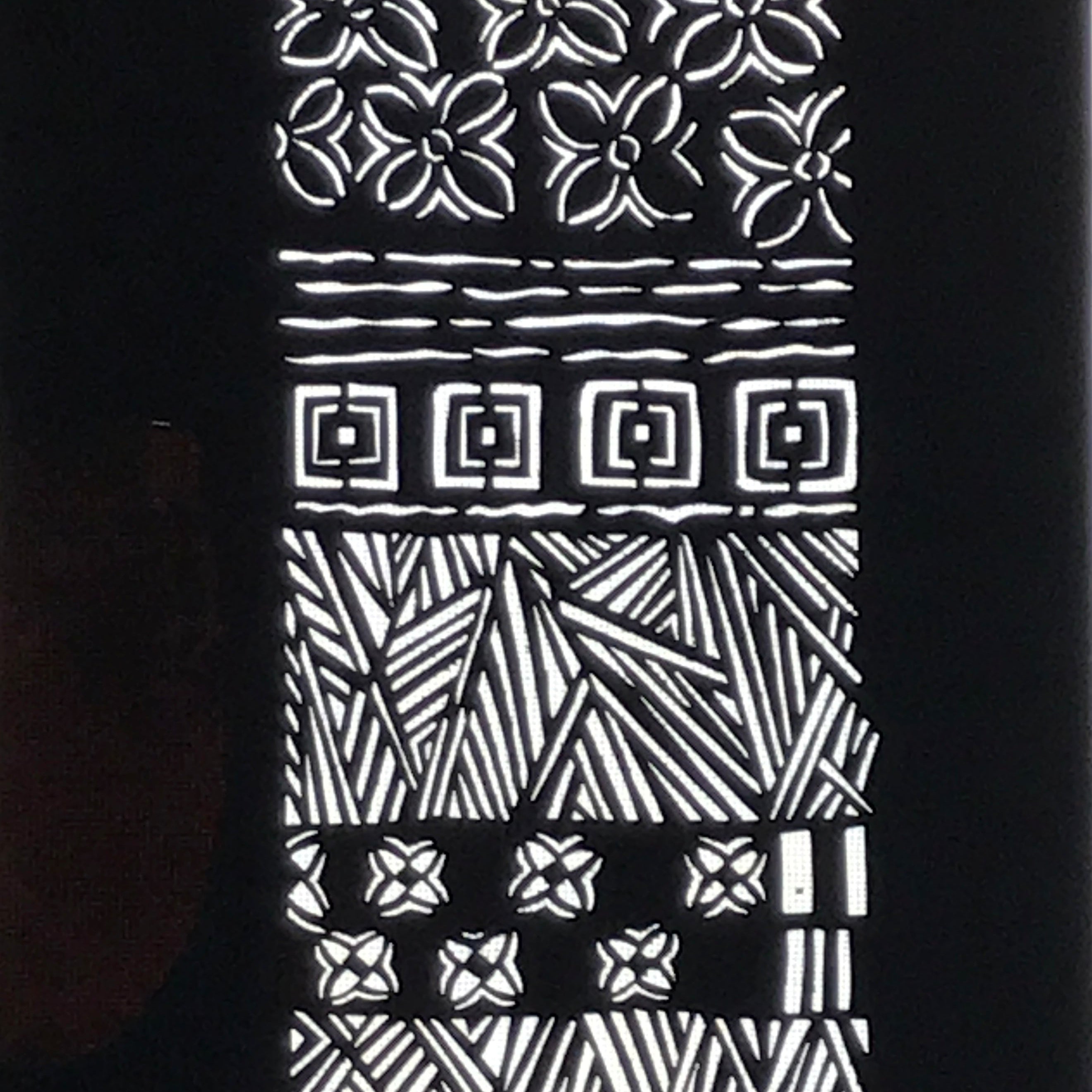 Antique Japanese Katagami Paper Kimono Stencil Katazome Nature Pattern A793