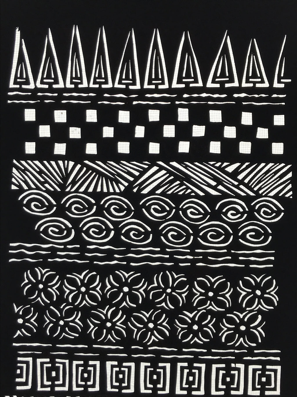 Antique Japanese Katagami Paper Kimono Stencil Katazome Nature Patterns A789