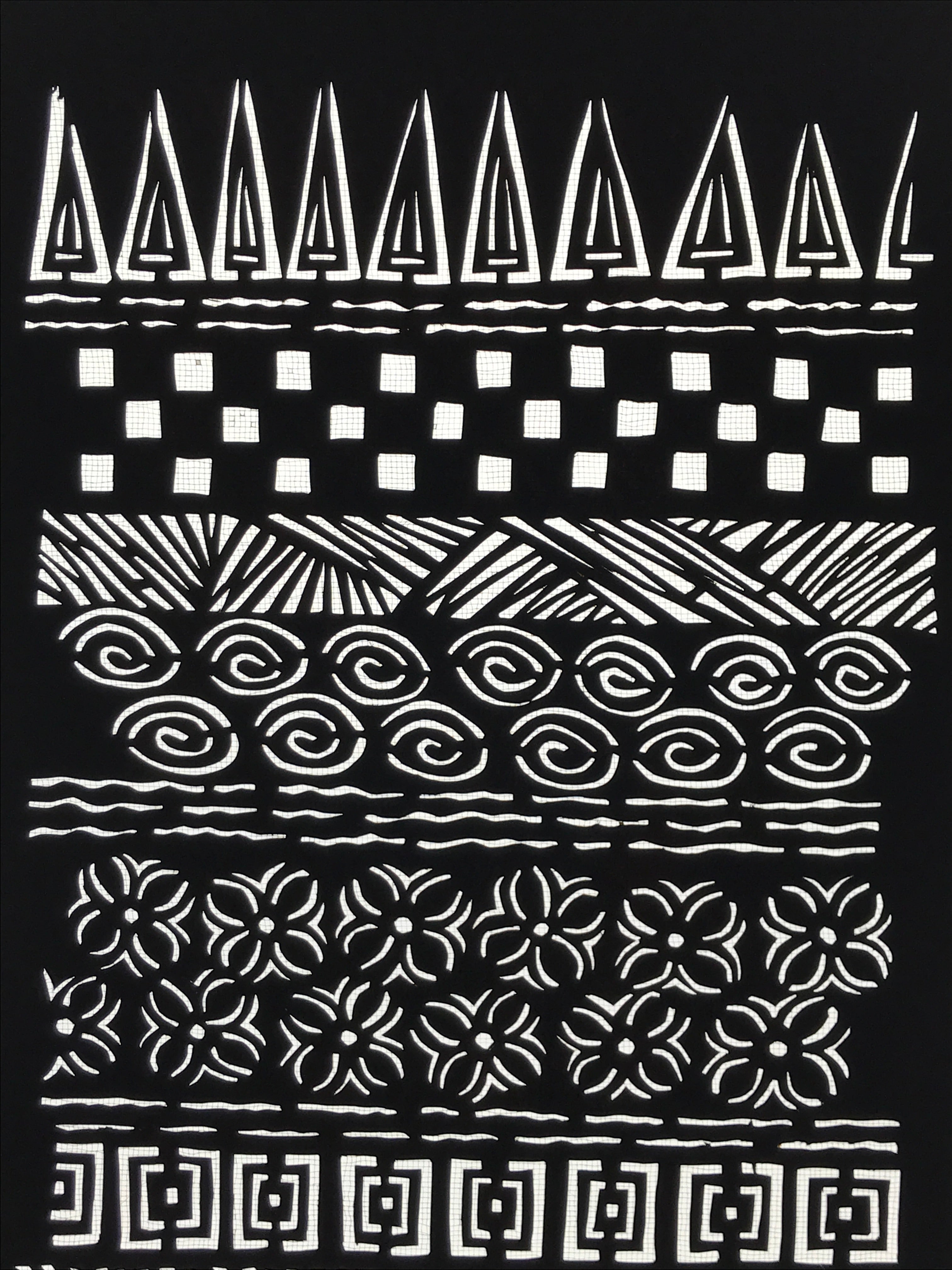 Antique Japanese Katagami Paper Kimono Stencil Katazome Nature Patterns A789