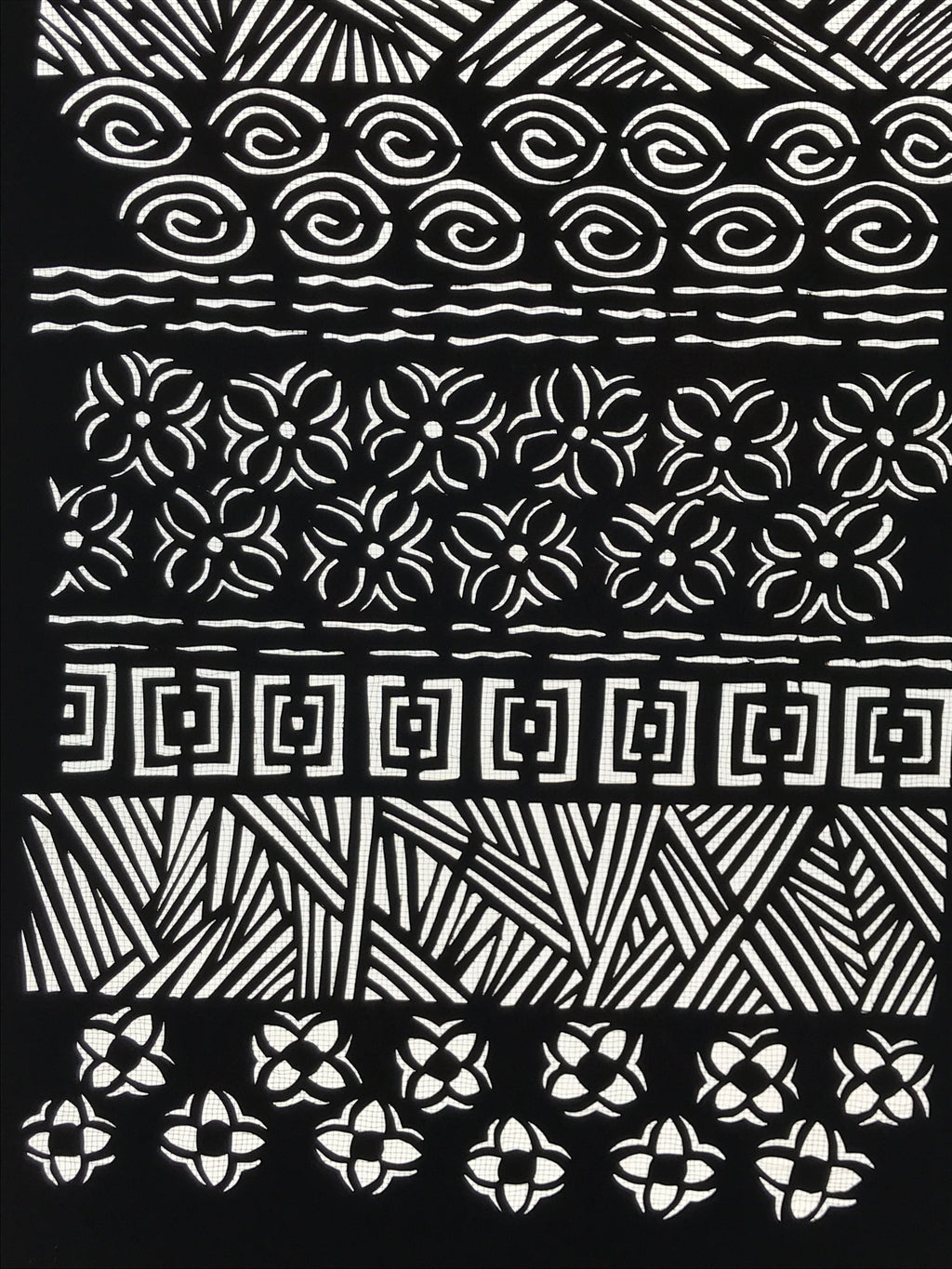 Antique Japanese Katagami Paper Kimono Stencil Katazome Nature Patterns A789