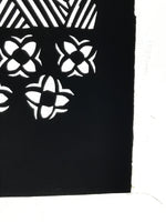 Antique Japanese Katagami Paper Kimono Stencil Katazome Nature Patterns A789