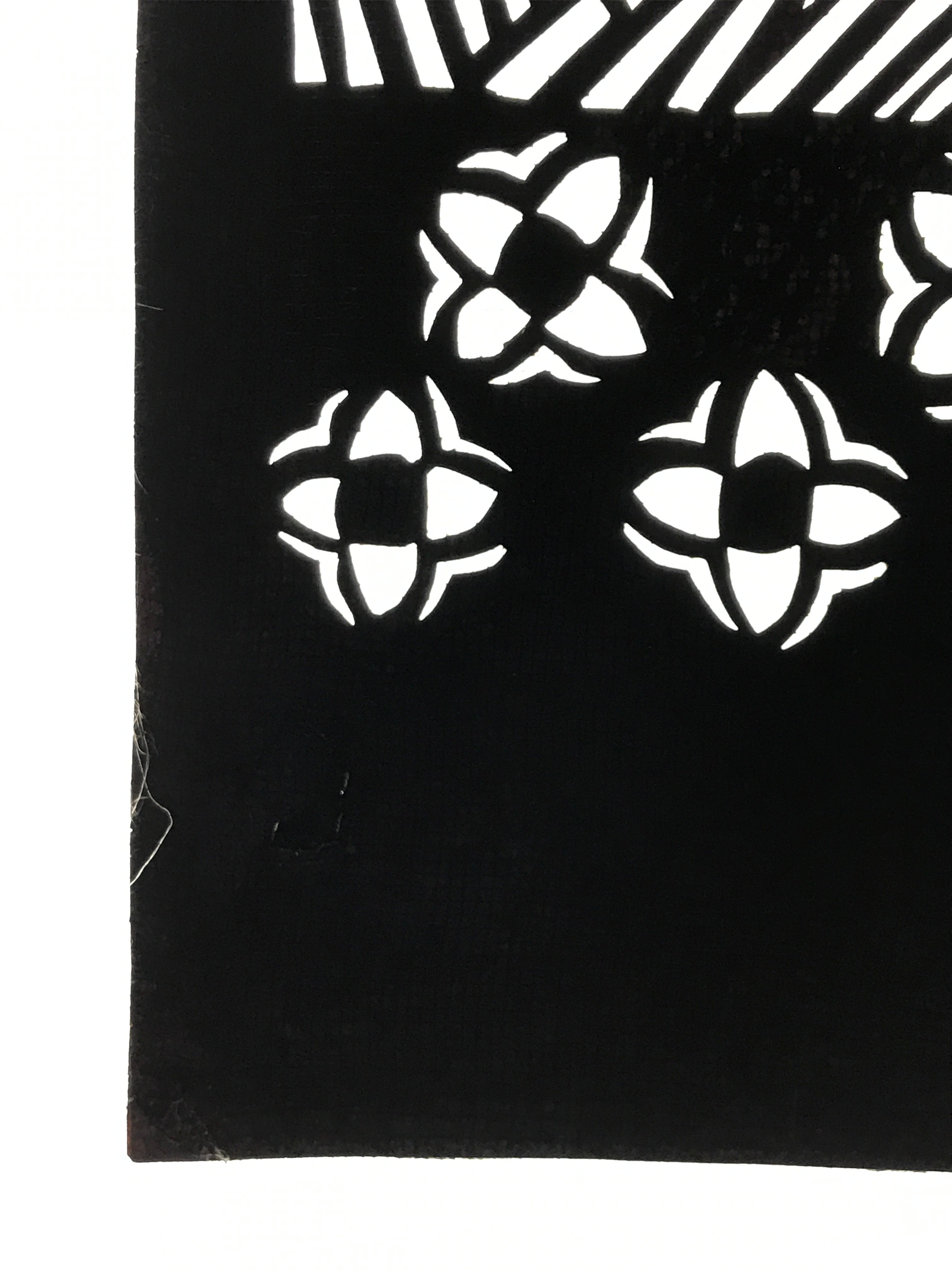 Antique Japanese Katagami Paper Kimono Stencil Katazome Nature Patterns A789