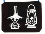 Antique Japanese Katagami Paper Kimono Stencil Katazome Oil Lanterns Lamps A769