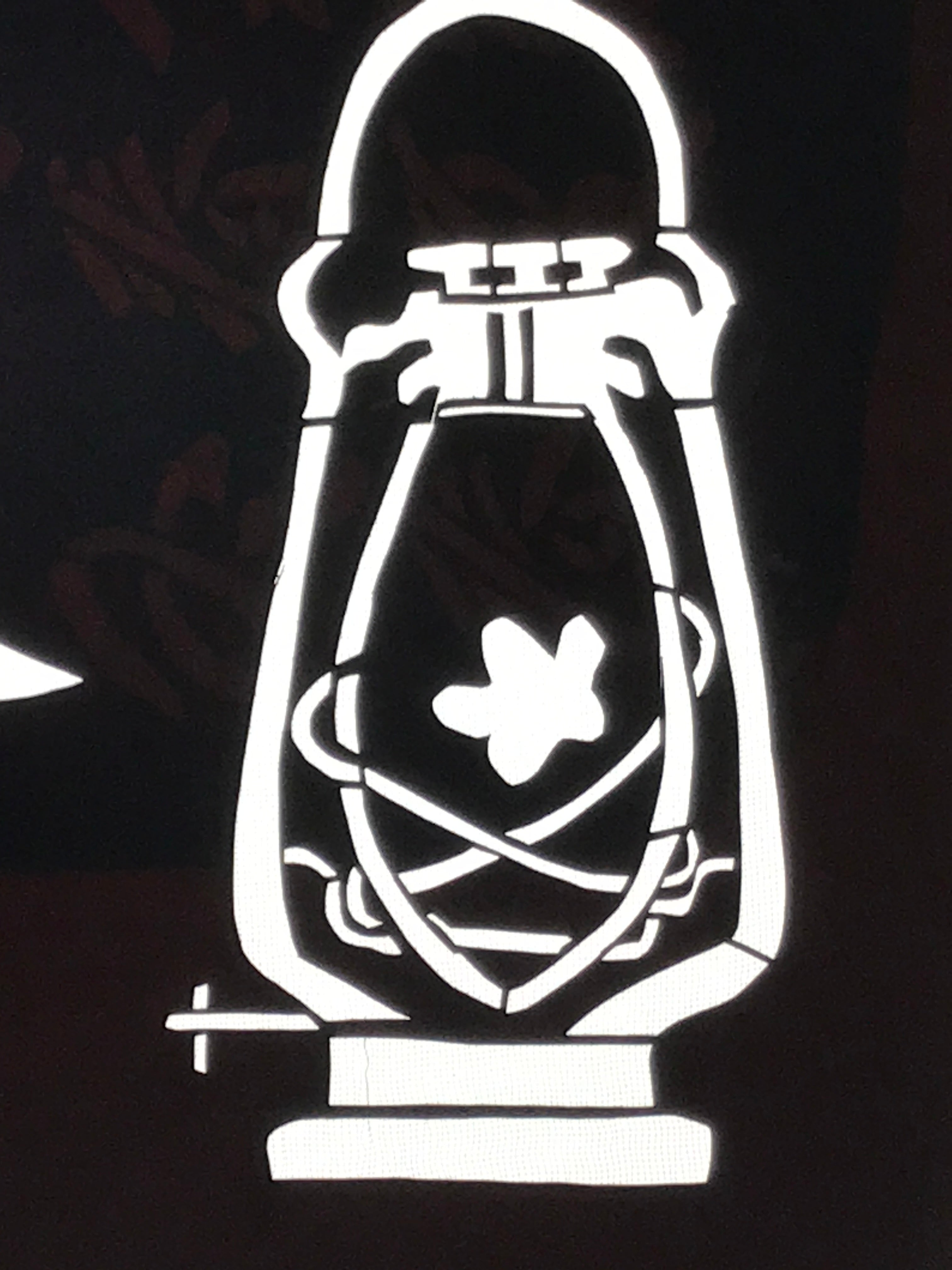 Antique Japanese Katagami Paper Kimono Stencil Katazome Oil Lanterns Lamps A769