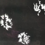 Antique Japanese Katagami Paper Kimono Stencil Katazome Peony Botan Design C916