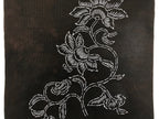 Antique Japanese Katagami Paper Kimono Stencil Katazome Peony Botan Flowers A653