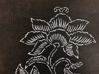 Antique Japanese Katagami Paper Kimono Stencil Katazome Peony Botan Flowers A653