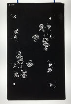 Antique Japanese Katagami Paper Kimono Stencil Katazome Peony Botan Petals C924