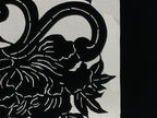 Antique Japanese Katagami Paper Kimono Stencil Katazome Peony Flower Botan A803