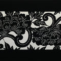 Antique Japanese Katagami Paper Kimono Stencil Katazome Peony Flower Botan A803