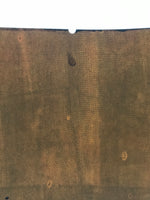 Antique Japanese Katagami Paper Kimono Stencil Katazome Peony Flowers House C962