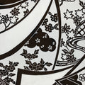Antique Japanese Katagami Paper Kimono Stencil Katazome Peony Pine House C966