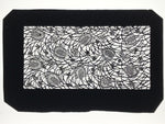 Antique Japanese Katagami Paper Kimono Stencil Katazome Pine Plum Blossom A794