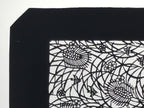 Antique Japanese Katagami Paper Kimono Stencil Katazome Pine Plum Blossom A794