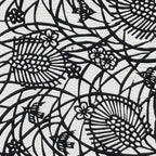 Antique Japanese Katagami Paper Kimono Stencil Katazome Pine Plum Blossom A794