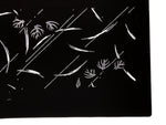 Antique Japanese Katagami Paper Kimono Stencil Katazome Plant Leaves Design A866