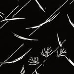 Antique Japanese Katagami Paper Kimono Stencil Katazome Plant Leaves Design A866
