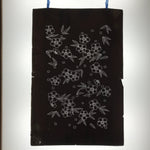 Antique Japanese Katagami Paper Kimono Stencil Katazome Plum Blossom Ume C930