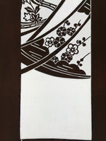 Antique Japanese Katagami Paper Kimono Stencil Katazome Plum Flowers Pine C964