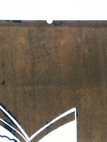 Antique Japanese Katagami Paper Kimono Stencil Katazome Plum Flowers Pine C964