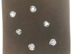 Antique Japanese Katagami Paper Kimono Stencil Katazome Rose Design C900