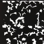 Antique Japanese Katagami Paper Kimono Stencil Katazome Silhouette Flowers C908