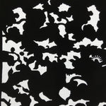 Antique Japanese Katagami Paper Kimono Stencil Katazome Silhouette Flowers C908