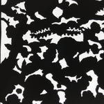 Antique Japanese Katagami Paper Kimono Stencil Katazome Silhouette Flowers C908