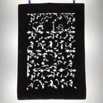 Antique Japanese Katagami Paper Kimono Stencil Katazome Silhouette Flowers C908