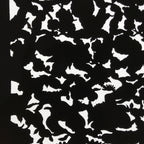 Antique Japanese Katagami Paper Kimono Stencil Katazome Silhouette Flowers C909