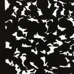 Antique Japanese Katagami Paper Kimono Stencil Katazome Silhouette Flowers C909