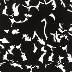 Antique Japanese Katagami Paper Kimono Stencil Katazome Silhouette Flowers C909
