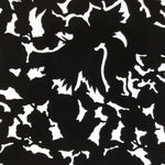 Antique Japanese Katagami Paper Kimono Stencil Katazome Silhouette Flowers C909