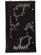 Antique Japanese Katagami Paper Kimono Stencil Katazome Simple Grass Design C894