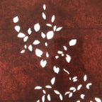 Antique Japanese Katagami Paper Kimono Stencil Katazome Simple Plant Design C944