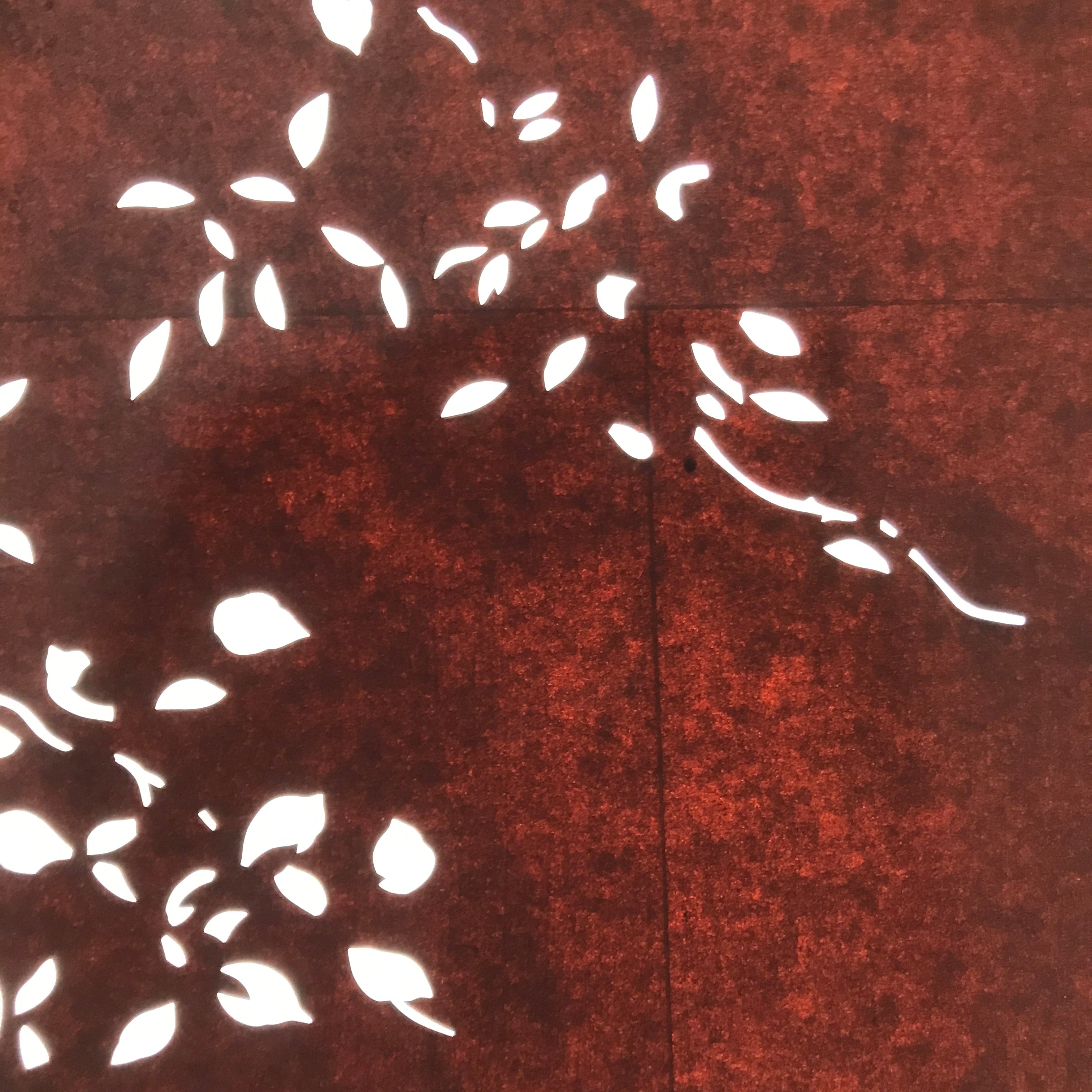 Antique Japanese Katagami Paper Kimono Stencil Katazome Simple Plant Design C944