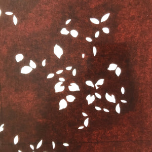 Antique Japanese Katagami Paper Kimono Stencil Katazome Simple Plant Design C945