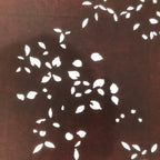 Antique Japanese Katagami Paper Kimono Stencil Katazome Simple Plant Design C946