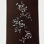 Antique Japanese Katagami Paper Kimono Stencil Katazome Simple Plant Design C946