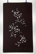 Antique Japanese Katagami Paper Kimono Stencil Katazome Simple Plant Design C946