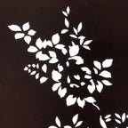 Antique Japanese Katagami Paper Kimono Stencil Katazome Simple Plant Design C947
