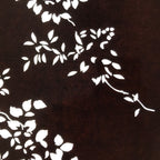 Antique Japanese Katagami Paper Kimono Stencil Katazome Simple Plant Design C947
