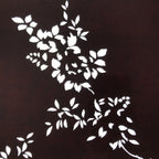 Antique Japanese Katagami Paper Kimono Stencil Katazome Simple Plant Design C947