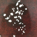 Antique Japanese Katagami Paper Kimono Stencil Katazome Simple Plant Design C956