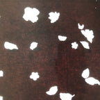 Antique Japanese Katagami Paper Kimono Stencil Katazome Simple Plant Design C959