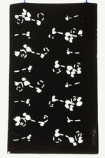 Antique Japanese Katagami Paper Kimono Stencil Katazome Small Plant Leaves C926