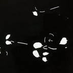 Antique Japanese Katagami Paper Kimono Stencil Katazome Small Plant Leaves C926